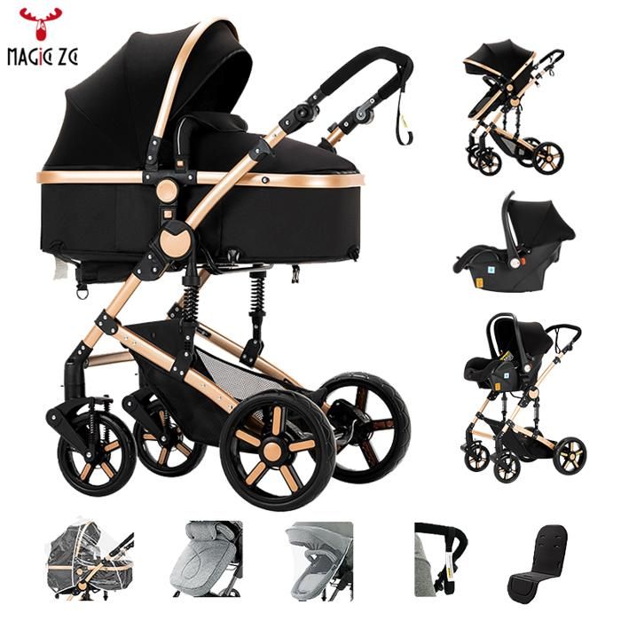 Poussette 3 en 1 Magic ZC Poussette bebe Poussette cosy