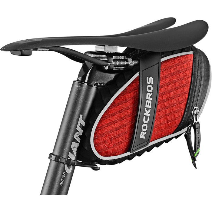 ROCKBROS Sacoche de Selle Vélo 1L Étanche Réfléchissante pour VTT