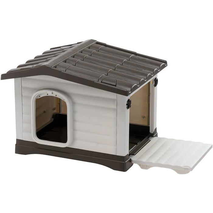 Ferplast Niche pour Chien DOGVILLA 60, Niche Chien Exterieur,Côté — free download