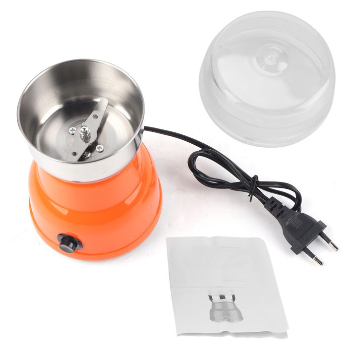 Moulin à grains de café moulin à grains électrique ménage 220 V prise ue pour herbes noix -SALALIS