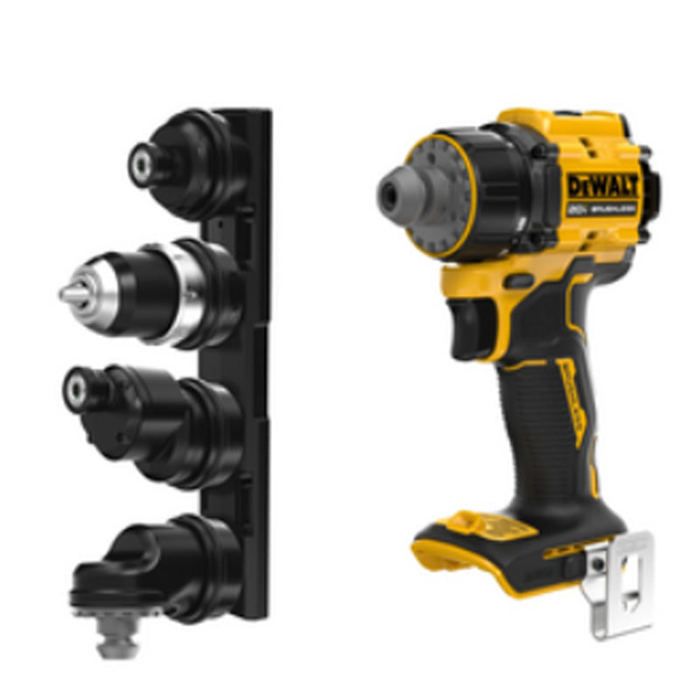 Perceuse visseuse à têtes multiples XR 18V Brushless DEWALT DCD803NT XJ vendu sans batterie