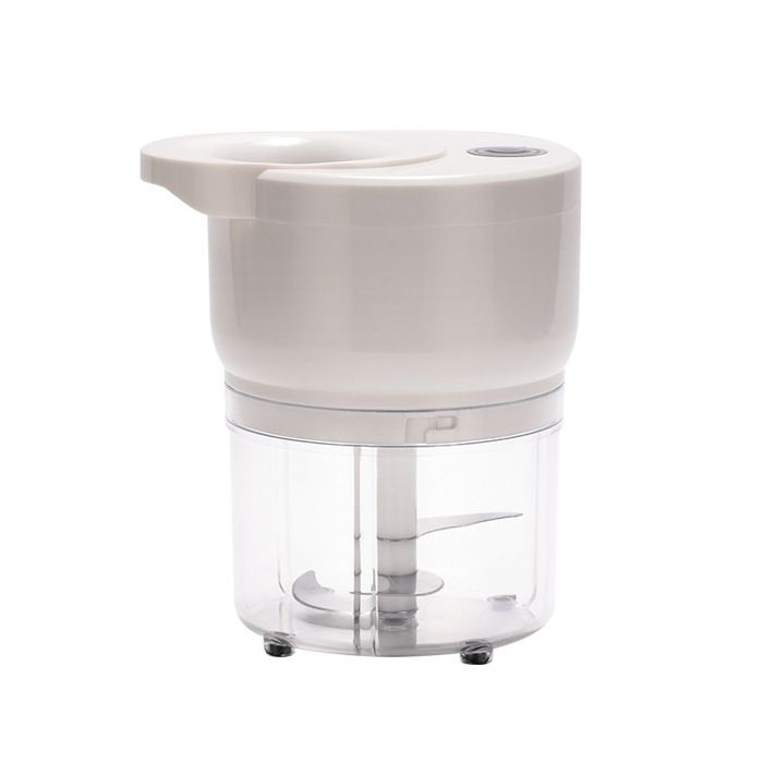 Robot culinaire électrique blanc petit robot culinaire portable multifonctionnel sans fil pour un usage domestique.
