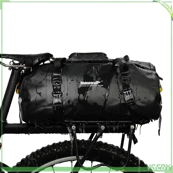 Fafeicy sac polochon étanche 20L sac de sport étanche multifonctionnel cycle vélo siège arrière sac de coffre sport velo Noir