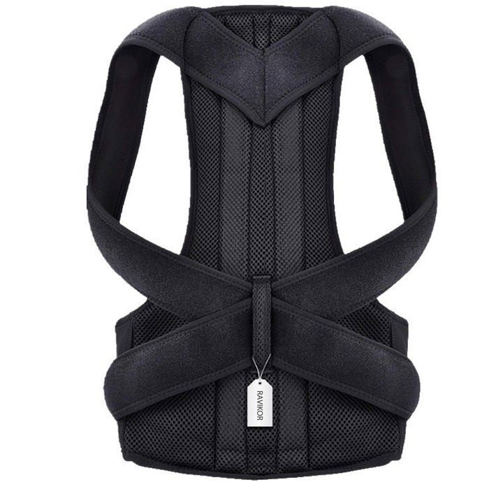 Correction de Posture - RAVIKOR - sangle de soutien dorsal XL soutien du dos des épaules soulagement des douleurs dorsales
