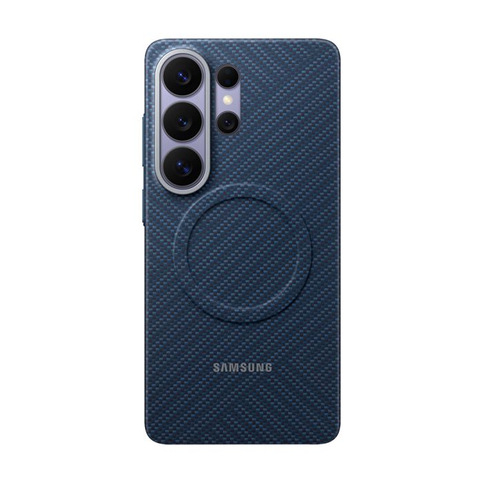 Samsung Coque MagSafe pour Galaxy S26 Ultra Effet Carbone Renforcé - vue 2