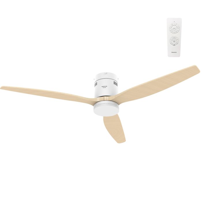 Ventilateur de plafond silencieux - Taurus - Diamètre 132 cm - Moteur DC 30W - Éclairage LED 24W - 6 vitesses