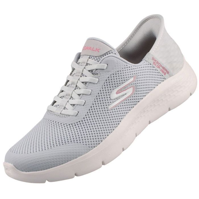 Skechers Baskets pour Femme 124836-GYPK Gris