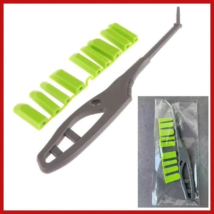 Set 10 grattoirs multifonction silicone Angle colle à verre Élimine résidus Outils couturière multi-angles Pour vitrerie et
