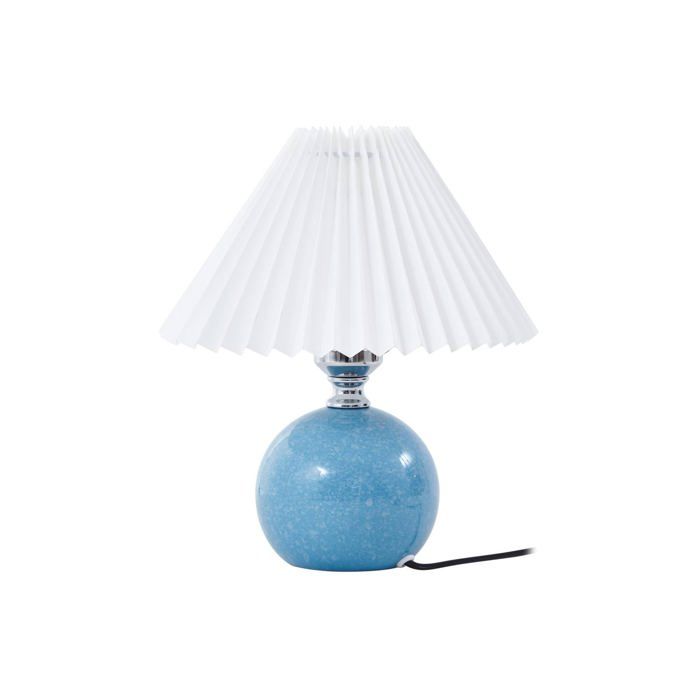 Lampe à poser - Lindby - lampe de chevet - Céramique - crème bleu Lampe à poser - Lindby - lampe de chevet - Céramique - crème bleu