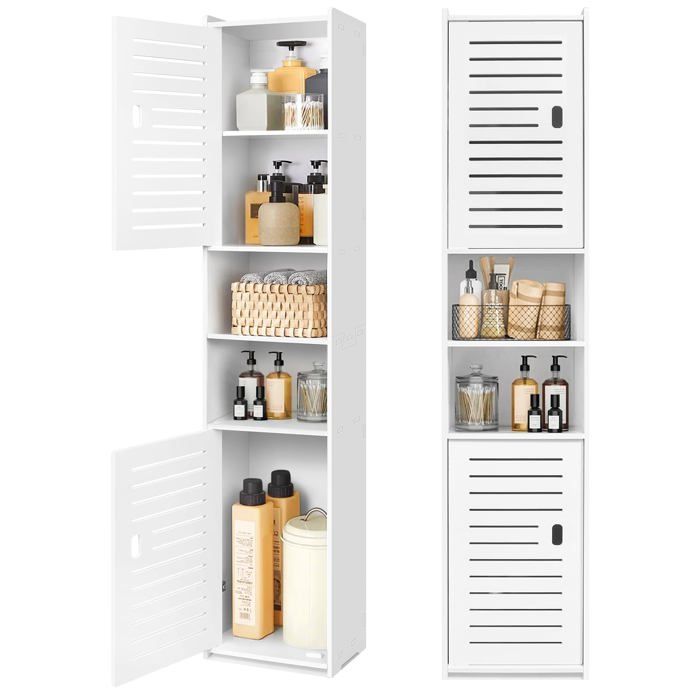 Plac de rangement haut pour salle de bain meuble de présentation au sol meuble de rangement fin pour bu PETIT MEUBLE DE RANGEMENT
