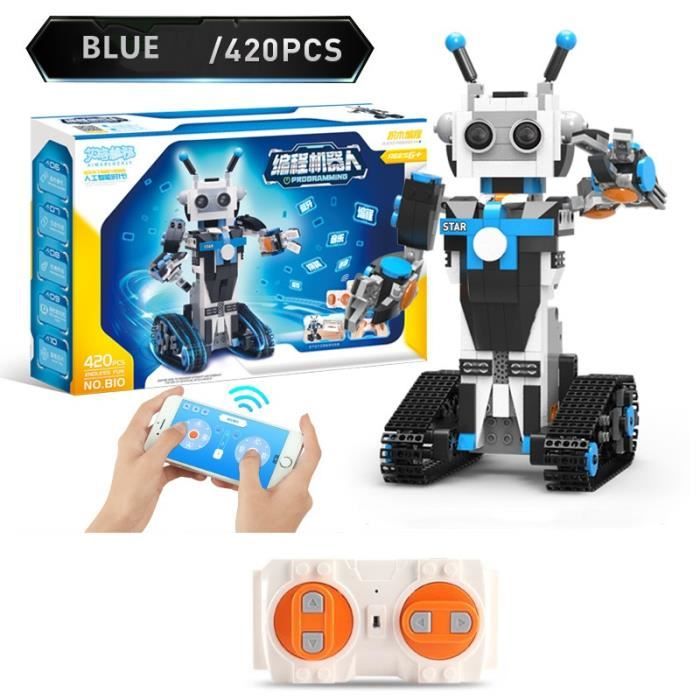Robot Télécommandé 5 En 1 Pour Enfants 6-12 Ans - 673 Pièces, Contrôle Par App Et Télécommande - Jouet STEM Programmable - 4
