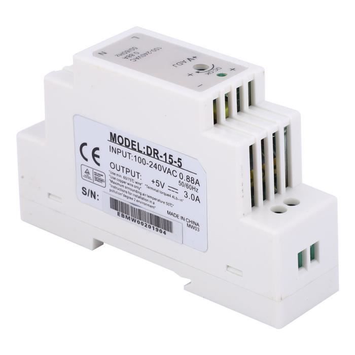 Alimentation Rail DIN 24V 60W Goobay - Pour Sonnette, Interphone, Surveillance, Protection Surtensions - 3