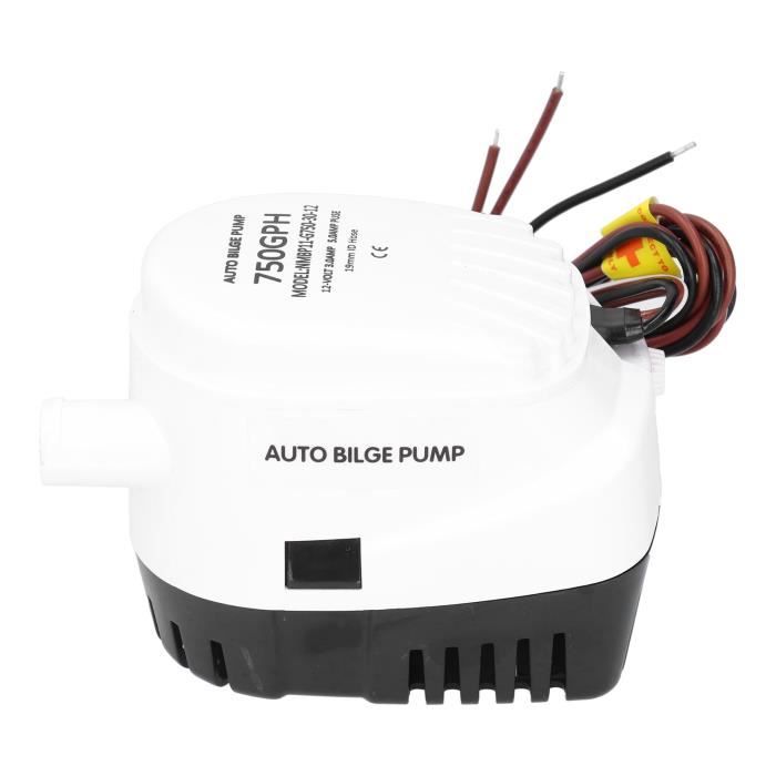 Pompe De Cale Automatique 12V 1100GPH - Protection ABS Avec Flotteur Intégré Pour Bateau Yacht