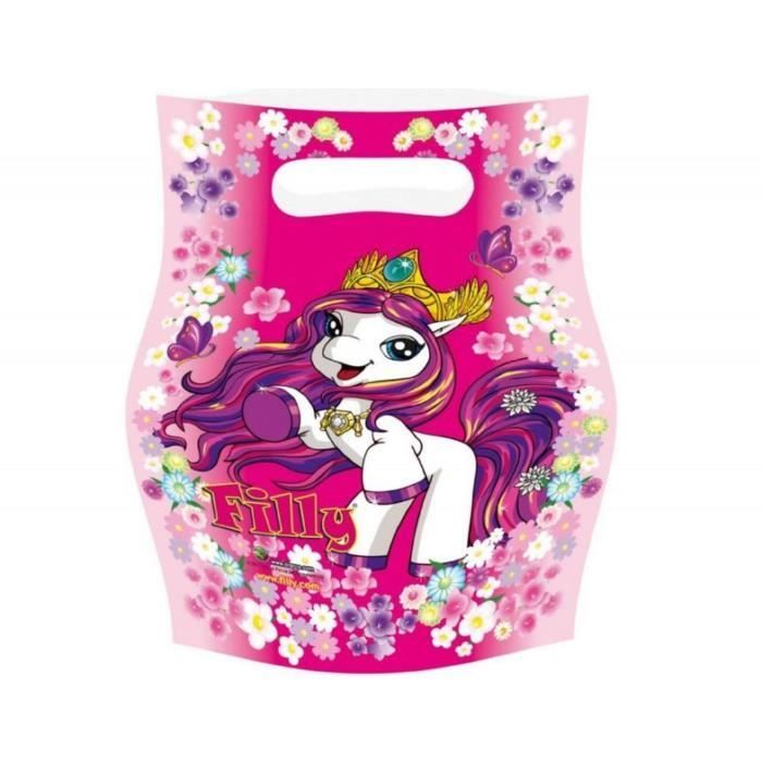 Lot de 6 sachets bonbons party bag Filly Poney Cdiscount Au quotidien