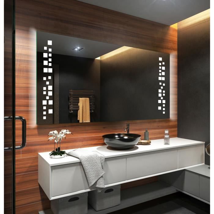 Armoire de toilette lumineuse - Armoire de salle de bain avec miroir -  Artforma