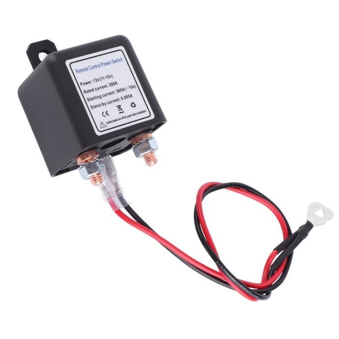 Disjoncteur De Batterie Télécommandé 12V 240A - Coupe-circuit Sans Fil 100m - Pour Voiture, Camping-car, Bateau, Camion