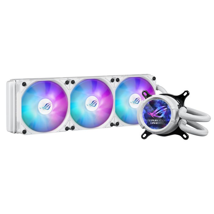 Refroidisseur liquide AIO - Asus - ROG Strix LC III 360 ARGB LCD - Blanc - 120 mm - 36 dB(A)