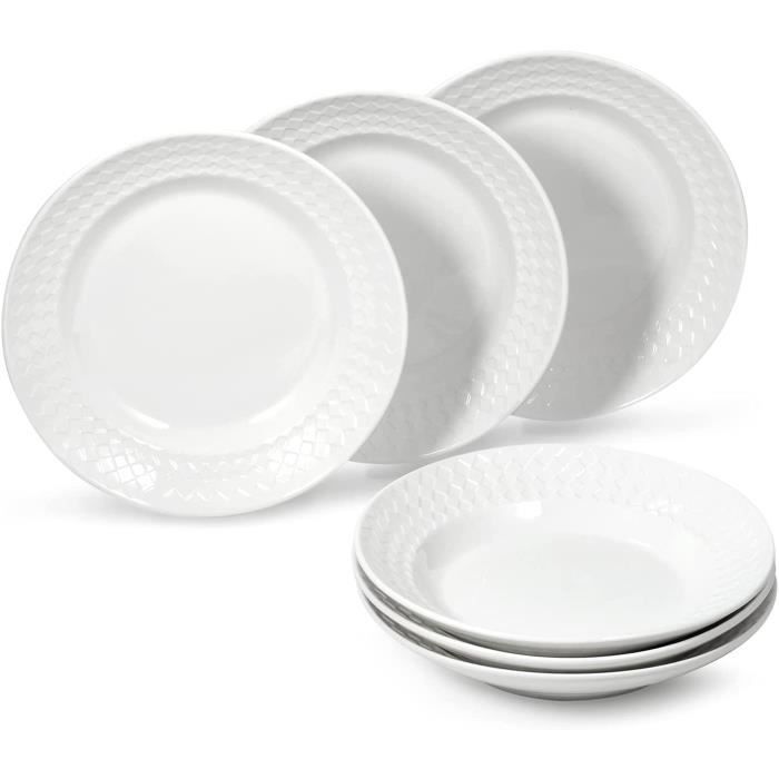 Assiette Creuse Hutschenreuther Maria Theresia - Porcelaine Blanche - 10121
