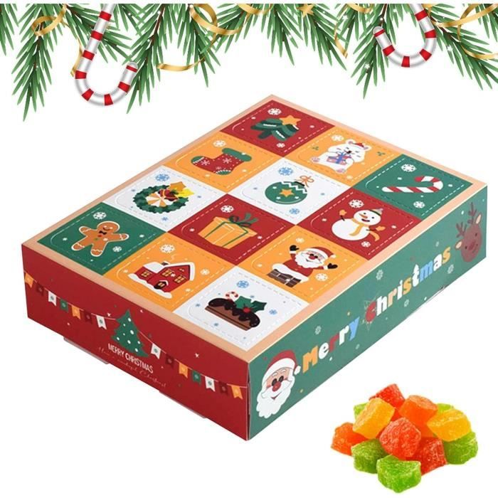 Boîte Vide De Noël - Coffret Cadeau De Biscuits Diy 5 Pièces Avec 12  Grilles Et Surpr Au Doigt | Coffret Cadeau Alimentaire M[H3712]