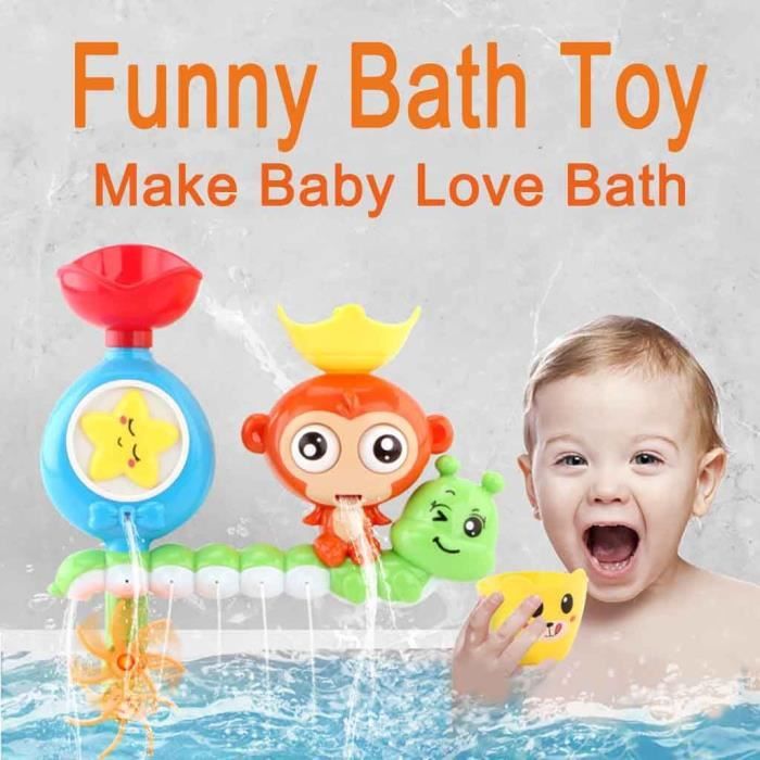 Dessin Anime Bebe Bain Jouet Salle De Bain Baignoire Drole Douche Pulverisation Eau Jouets Fis092 Cdiscount Puericulture Eveil Bebe