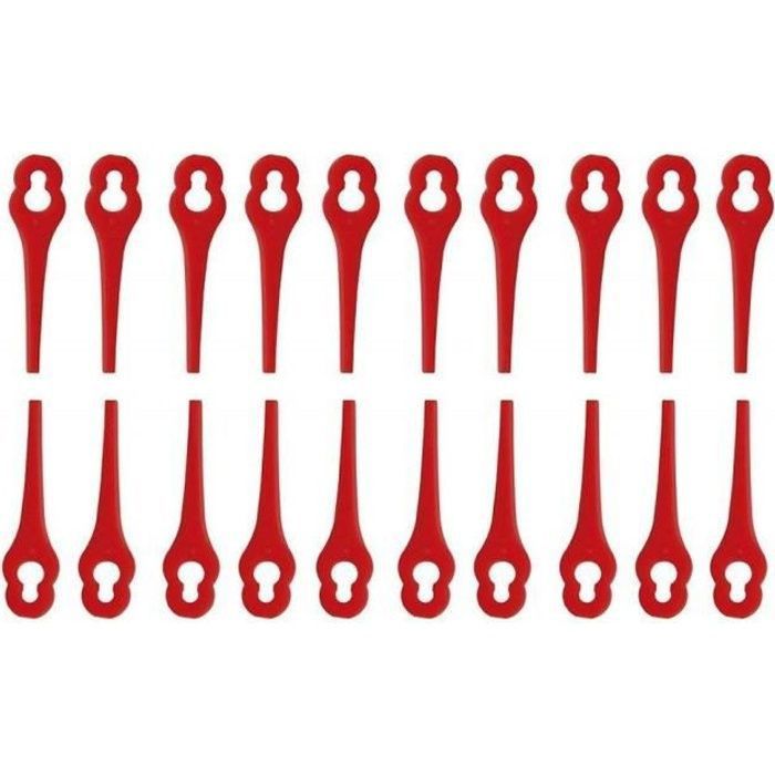 Chuancheng Lot de 120 Lames de Rechange en Plastique pour débroussailleuse Florabest 