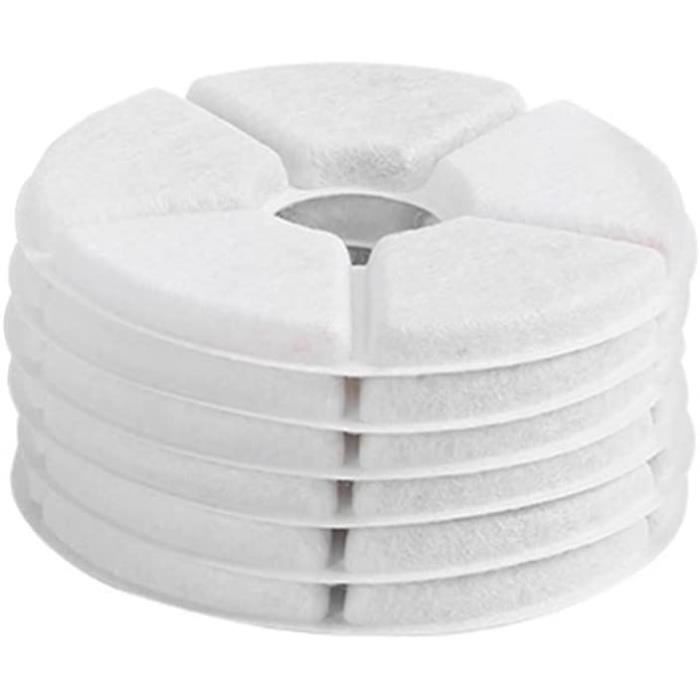 Lot de 20 filtres de rechange pour fontaine à eau pour chat 2,5 l Lot de 20 filtres de rechange pour fontaine à eau pour chat 2,5 l