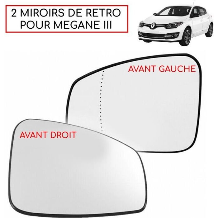 Glace Retro Droit/gauche Chauffant RENAULT MEGANE I 1.6 16V 107CH