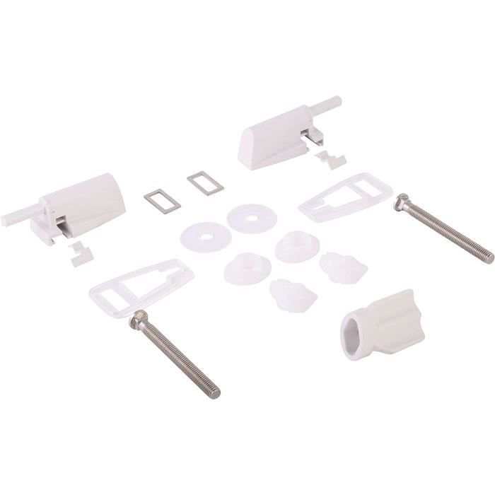 Kit De Charnières Inox Pour Abattant WC – Remplacement Universel
