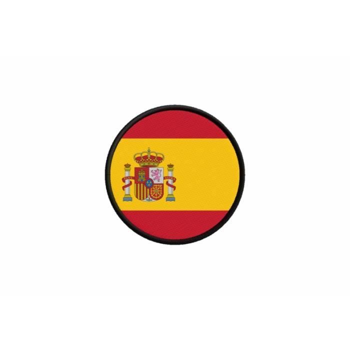 patche écusson drapeau Espagne patch espagnol brodé madrid coudre