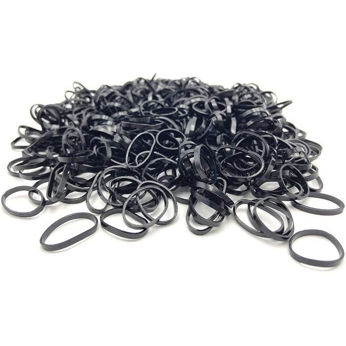 Lot De 24 élastiques à Cheveux Sans Métal - Couleurs Mélangées, Diamètre 35mm