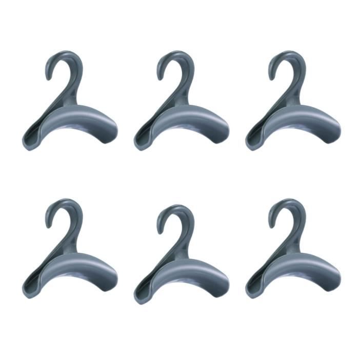 Support Sacs à Main - Wenxiaw - Lot de 6 - Design Contemporain - Plastique Résistant - Installation Suspendue