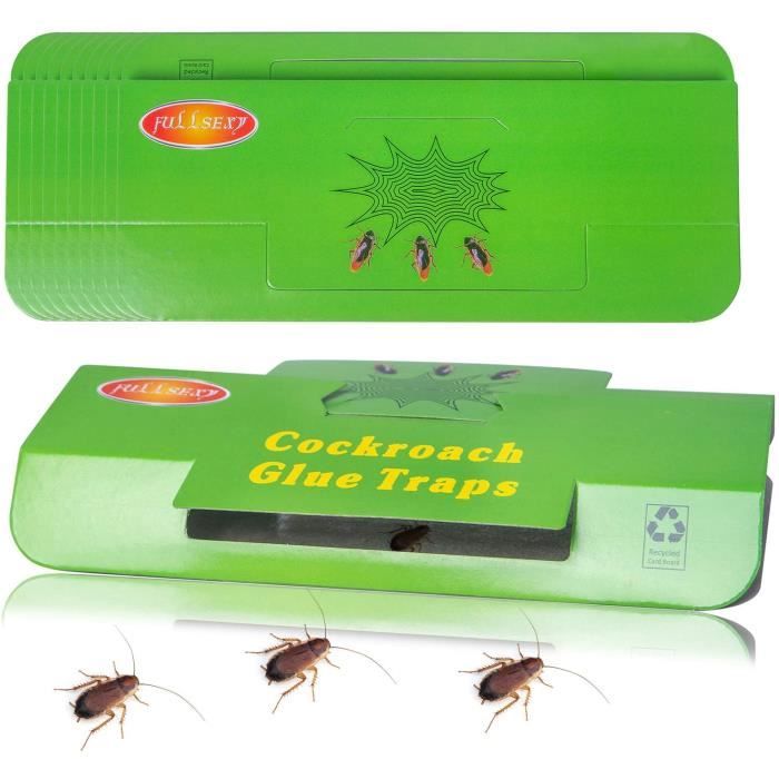 Fullsexy pcs Pieges A Cafards Avec Piege Colle Tueur Attrape Cafards Repulsifs A Insectes N9 Cdiscount Au Quotidien