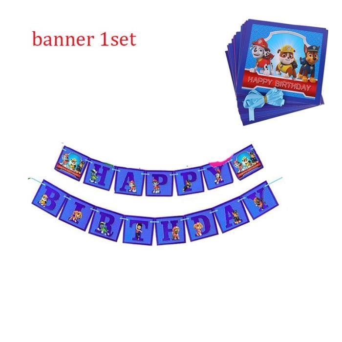 Pat Patrouille Fete Anniversaire Decoration Patrouille Patte Jouets Ensemble Dessin Anime Sauvetage Chien Ani Ll121 Cdiscount Maison