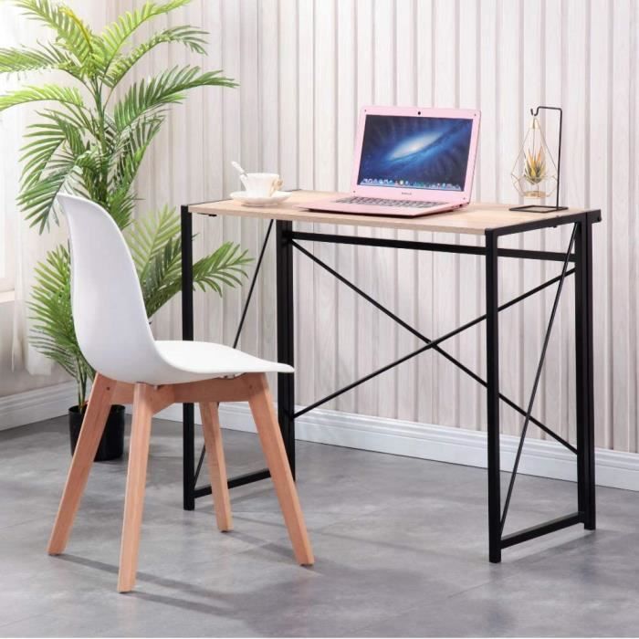 Table d'ordinateur bureau simple MEUBLE DE BUREAU moderne bois table de  lecture - Cdiscount Maison