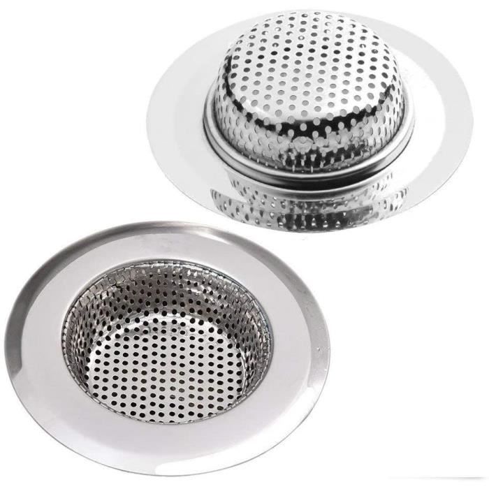 KEILEOHO Lot De 2 Tamis Inox 120 Et 80 Mailles - Passoire Farine Pollen Herbes 30 Cm + 20 Cm, Empilables, Cuisine Pâtisserie
