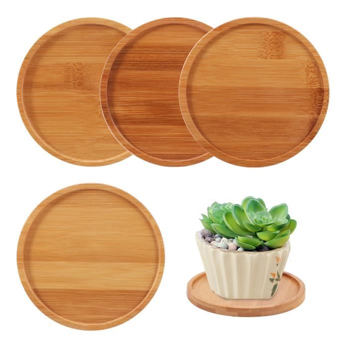 Lot De 12 Soucoupes Rondes 35 Cm Pour Plantes – Ultra-Résistantes, Noires, Protection Imperméable Surfaces & Pots