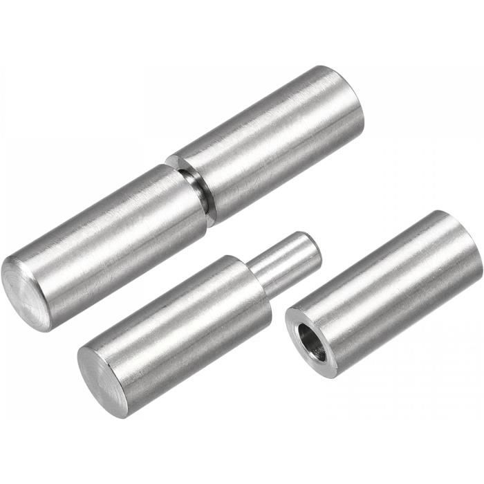 Charnières à Souder 50 X 10mm Mâle à Femelle Pour Barrière