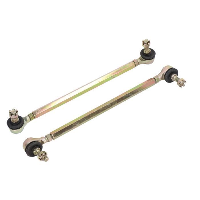 Cikonielf Ensemble de biellette de direction 2 pièces 250 mm rotule biellette 10 mm filetage alliage d'acier pour 125 cc Quad Dirt