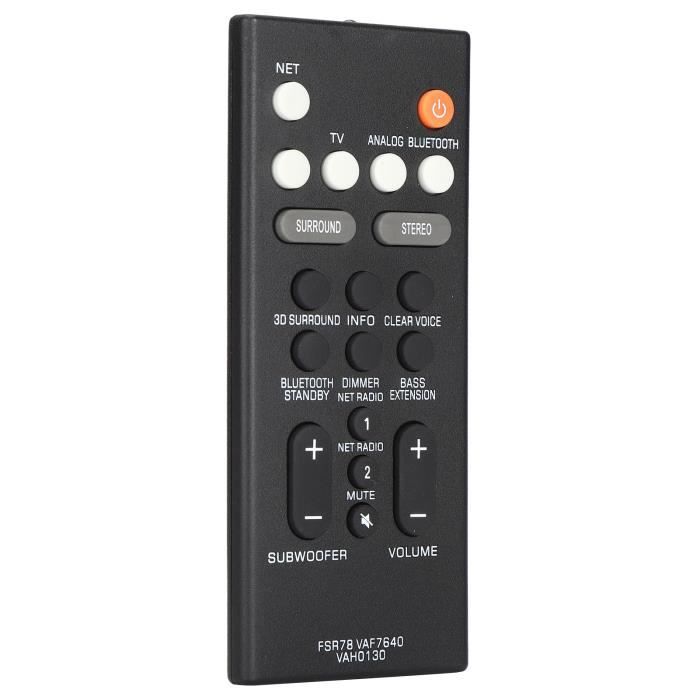 Télécommande - Yamaha - FSR78 VAF7640 VAH0130 - ABS - 10m de portée ...