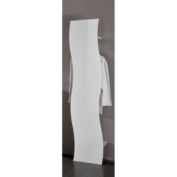 vestiaire d'entrée moderne blanc laqué onida      185 cm blanc