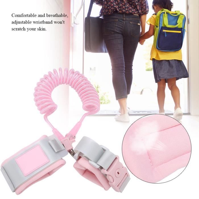 Ceinture Anti Perte Enfant Laisse Sécurité Enfant Kenyaw - Ceinture Anti-perte Extensible 2m Avec Bande Réfléchissante Laisse Anti-perte Kenyaw