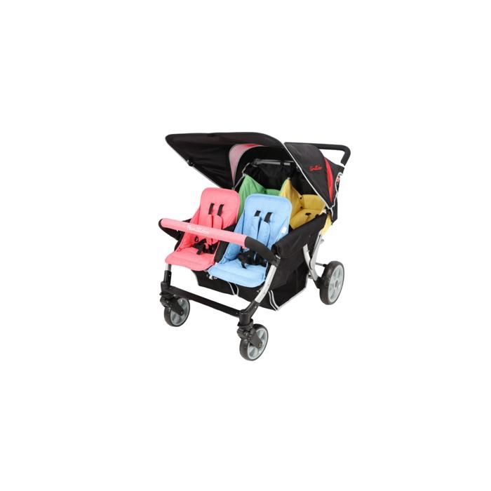 Poussette 4 places Lidoo Star DJ04FRL+