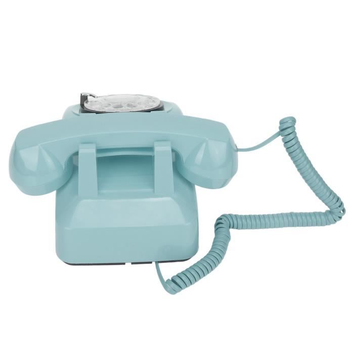 GOTOTOP téléphone domestique vintage Téléphone mural rétro téléphone