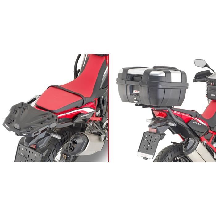 Support top case moto Givi Monokey ou Monolock Honda CRF 1100L Africa Twin (20) - noir - TU
