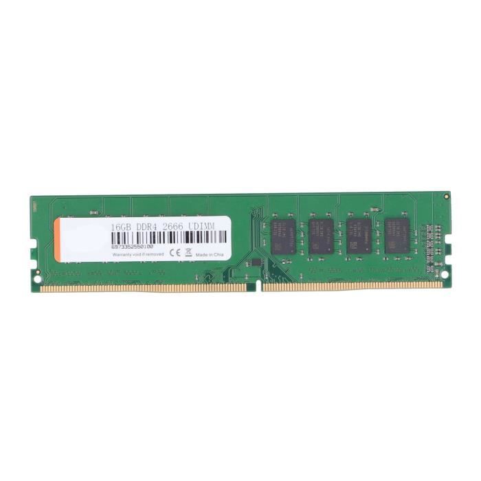 Mémoire RAM DDR3 1600 MHz Pour PC De Bureau - 16 Go (2x8 Go) / 4 Go / 2 Go - Neuf Avec Garantie à Vie
