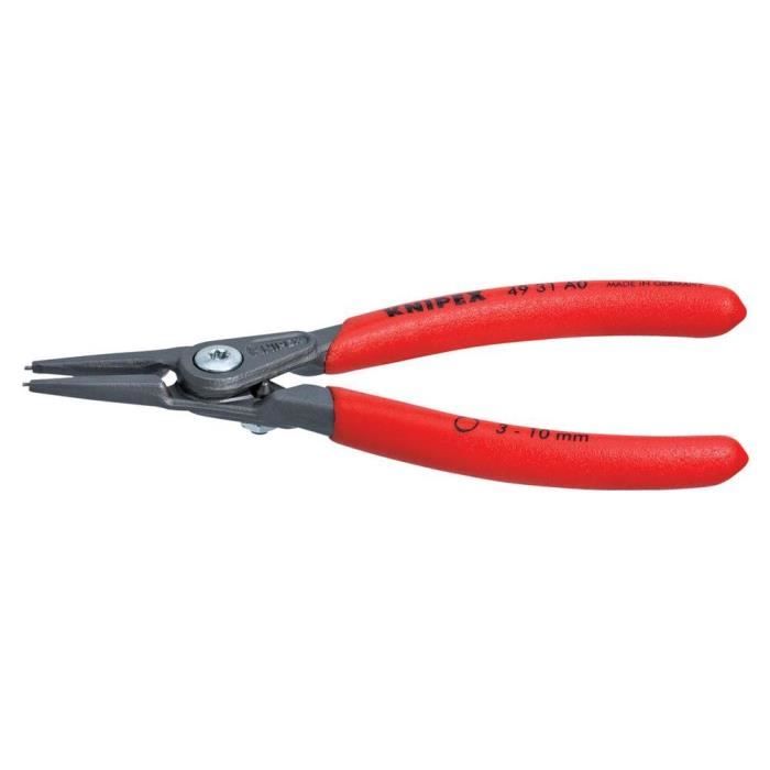 Pince - KNIPEX - 49 31 A0 - 140mm - Rouge