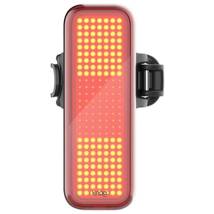 Feu Arrière De Vélo Knog Blinder 100 Lumens - Rechargeable USB - Étanche IP67 - 8 Modes - Visible à 450 M - Pour Guidon 22-32 Mm
