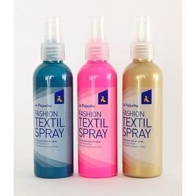 Peinture Fashion Textil Spray pour tissu La Pajarita (100ml) - Nuancier Fashion textil spray:Noir TS10