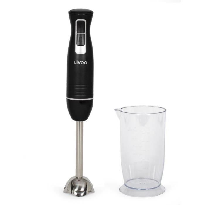 Mixeur plongeant avec bol LIVOO DOP245N 2 vitesses