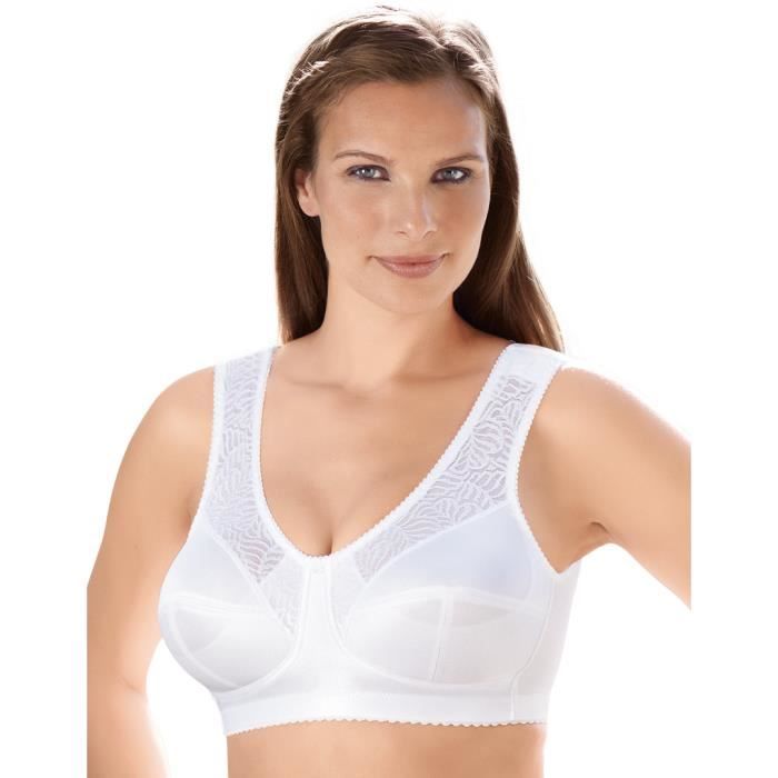 Soutien-Gorge - Anita Mylena - Blanc - Bretelles larges -